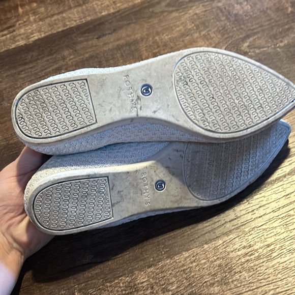 Rothy’s The Point Flat Gray 5.5 - Picture 5 of 6
